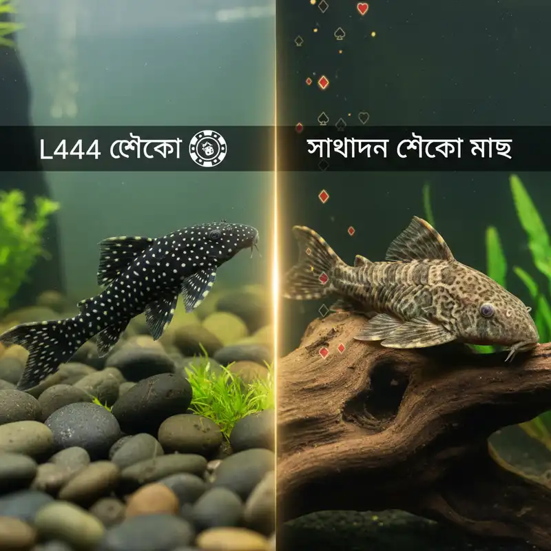 L444 Pleco পার্থক্য
